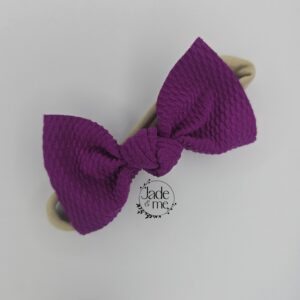 Knotted Headband - Dark Purple