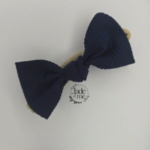 Knotted Headband - Navy