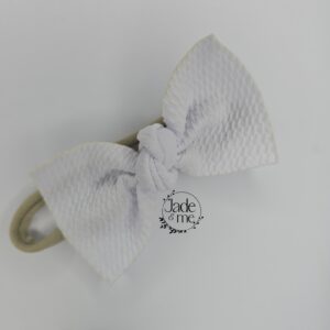Knotted Headband - White