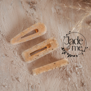 Jade In Whitish With Gold Flecks