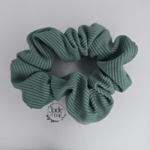 Scrunchie - Silvery Fern Green