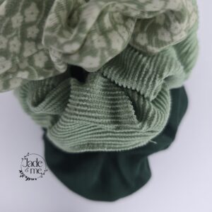 Scrunchie Set Of Three - Green