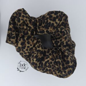 Animal Print Scrunchie - Dark