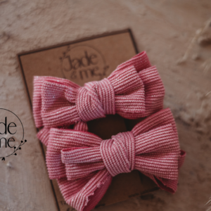 Luna Hair Bow In Pink
