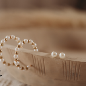 Margaret Earrings in Pearls