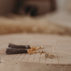 Ashley Earrings In Ash