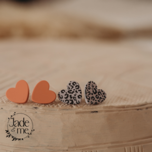 Mila In Salmon'ish Pink And Grey Animal Print