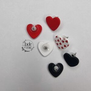 Heart Earrings in a set of Three