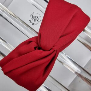 Knotted Red Alice Band