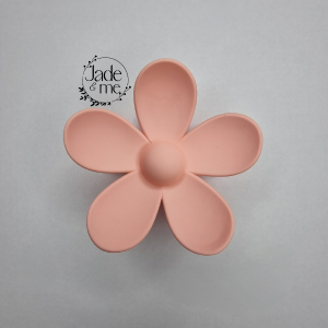 Flower Hair Claw Clip in Light Pink
