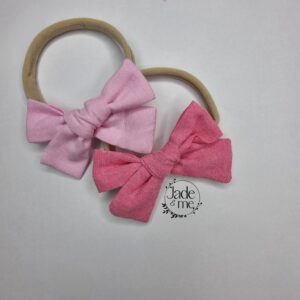 Pretty In Pink - Two Headbands