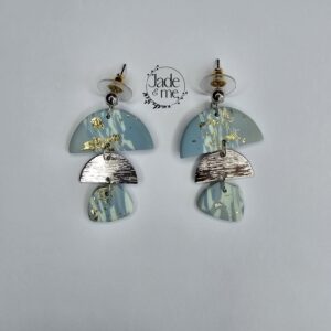 Gemma Drop Earrings in Light Blue